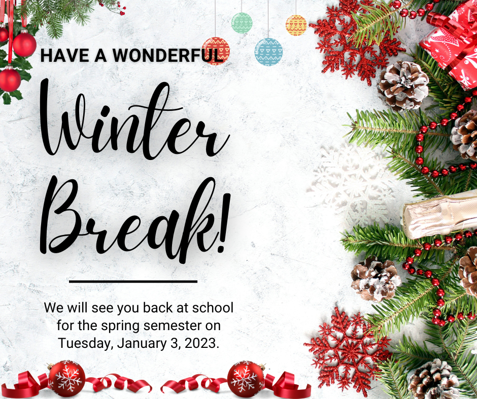 white background with tree decorations
