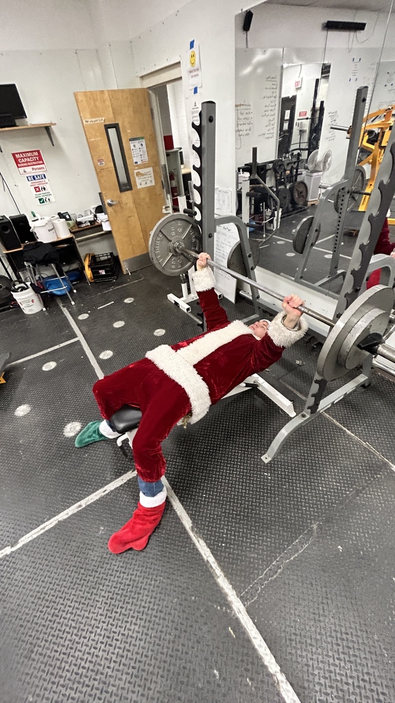 Steele Maas ready for Christmas Break