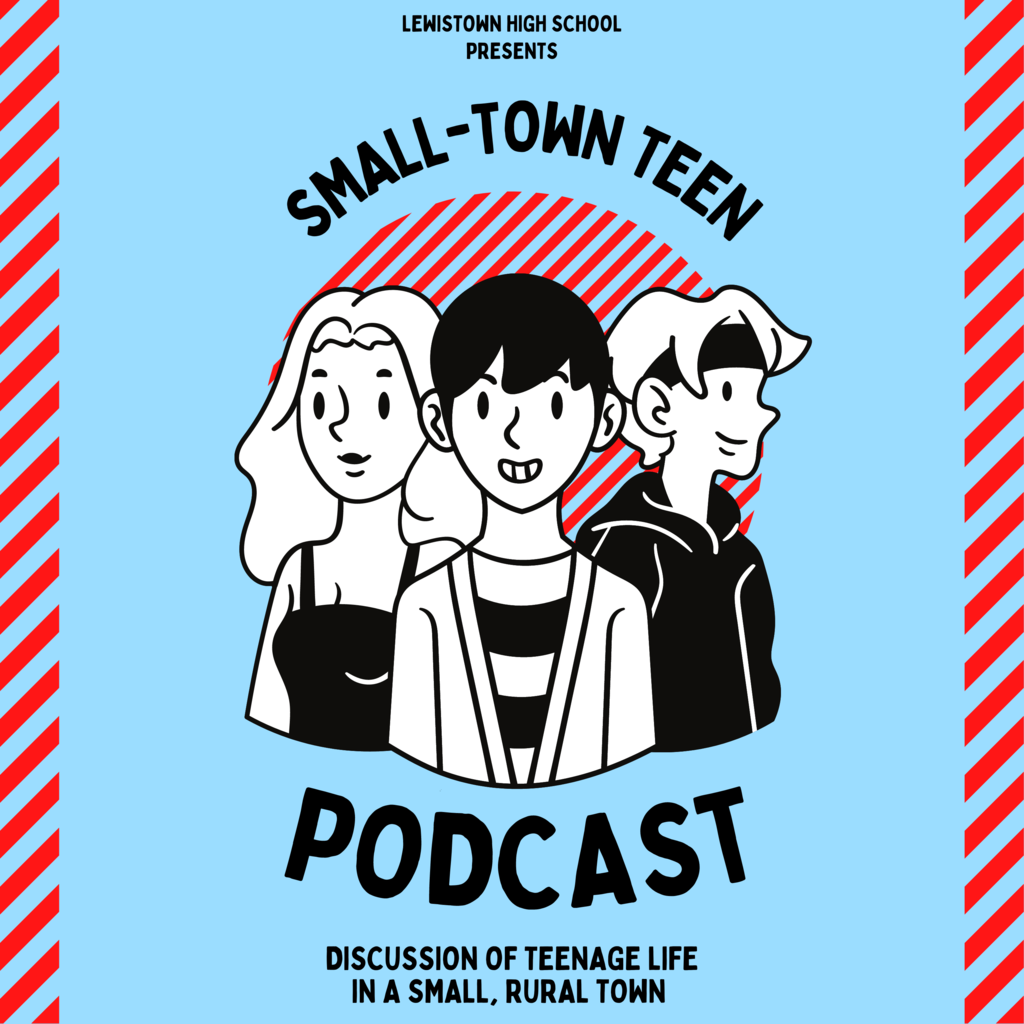 small town teen podcast logo