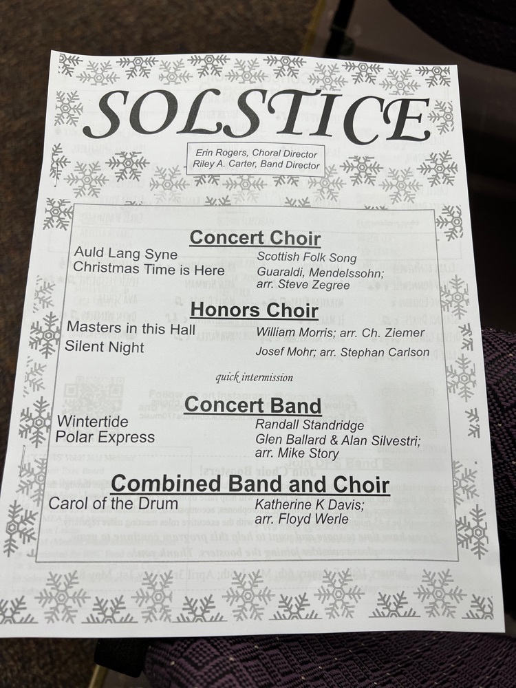 DHS Choir and Band Concert
