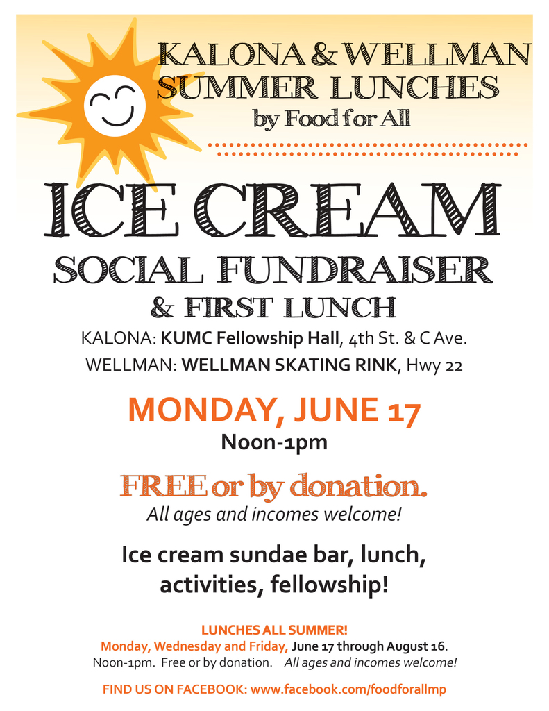 Summer lunch info