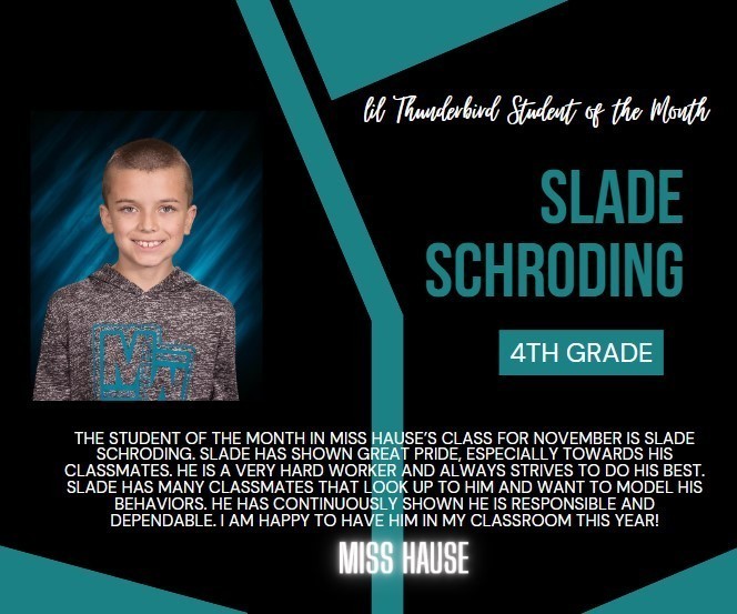 Student of the month