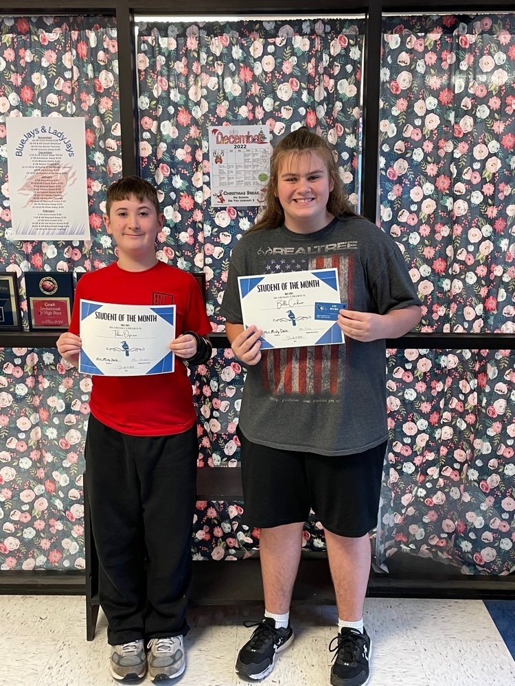 November Student of the Month