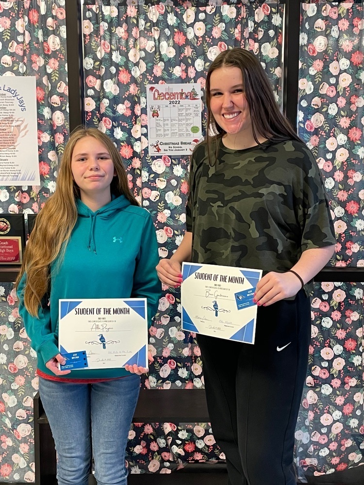 November Student of the Month