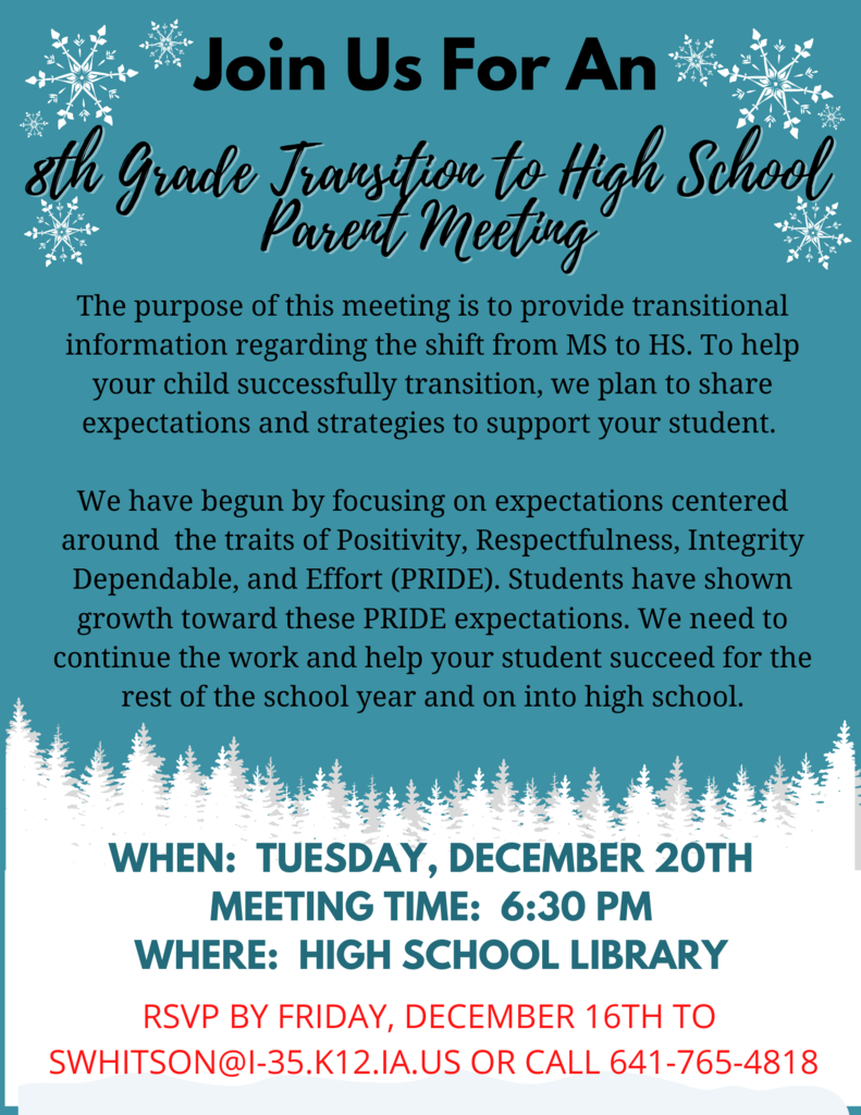 Parent Meeting Flyer