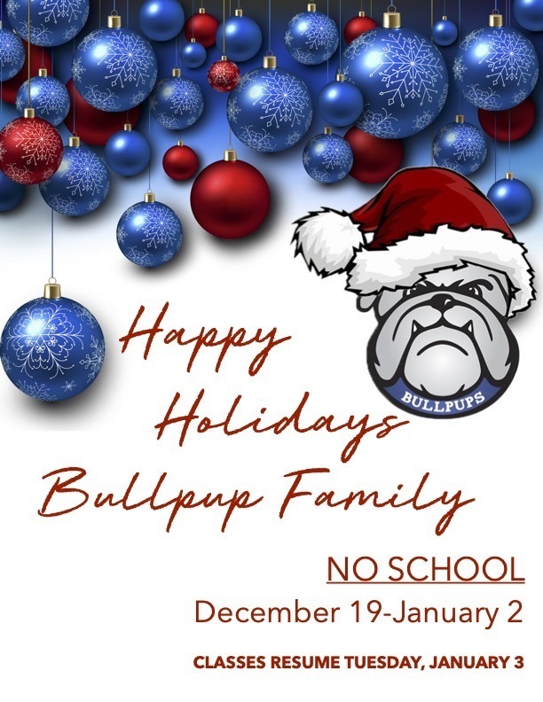 Happy Holidays Bullpup Family!