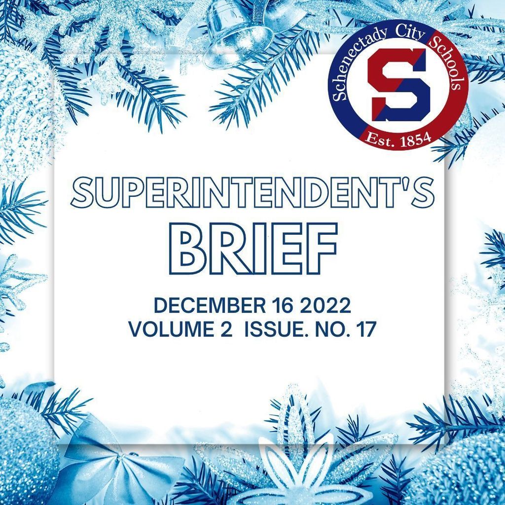 Superintendent's Brief: December 16 2022