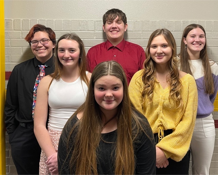 Sophia Hogan, Will Stokes, Josie Stokes, Haylee Hall, Lauren Schoenfish, and Lexie Hogeland were selected to participate in the 2023 SDSU Honor Band Festival  