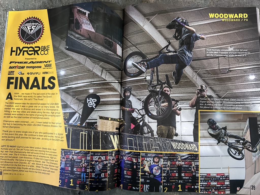 Huck Kurinsky National Champion BMX Bike