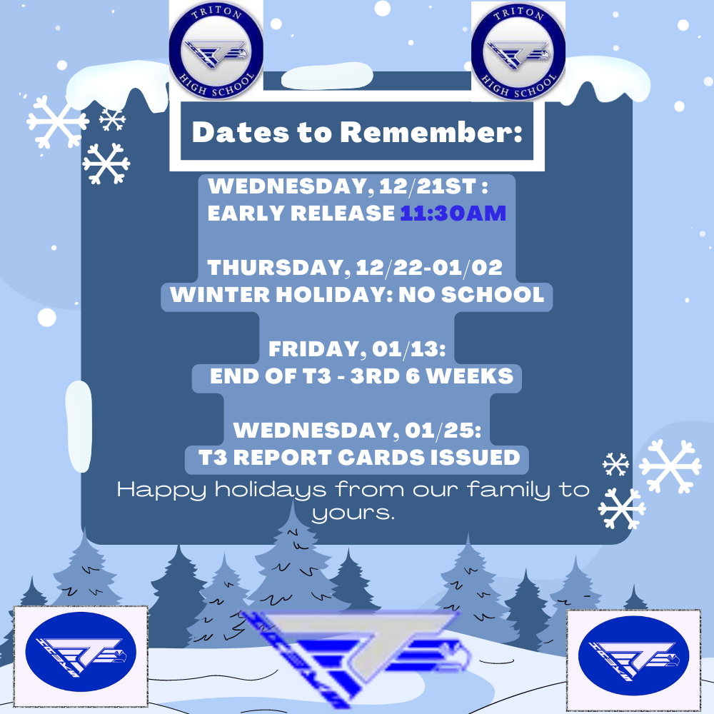 ths dates to remember winter break