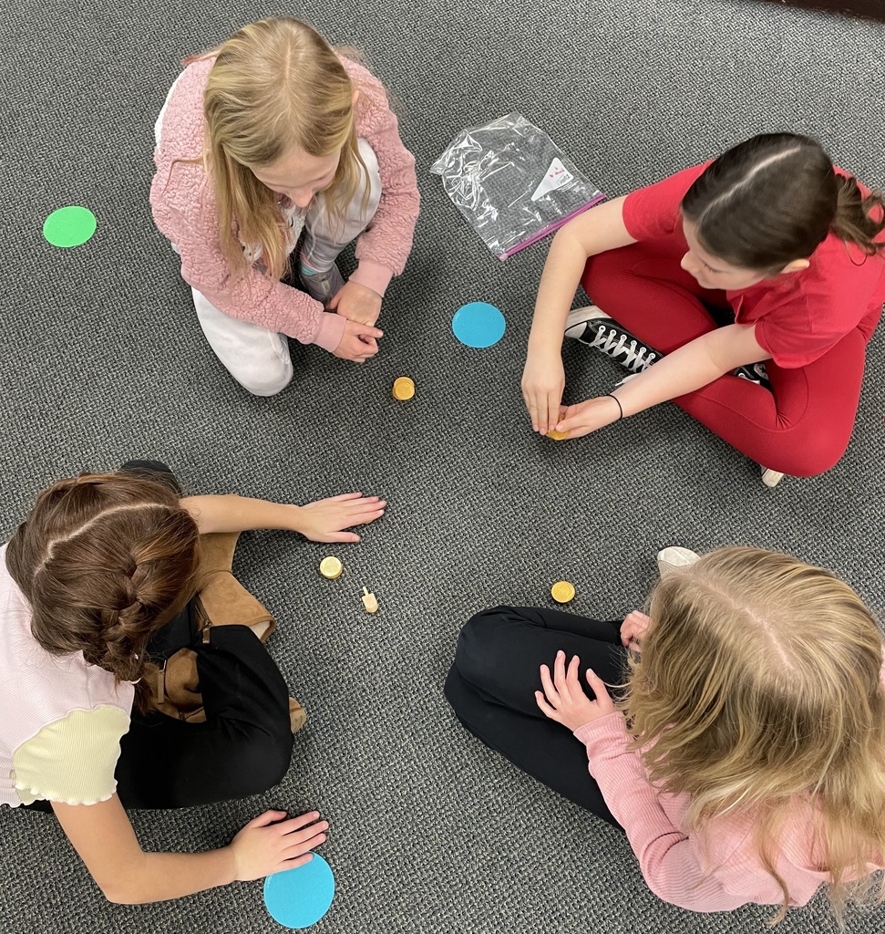 Hanukkah photo playing dreidel