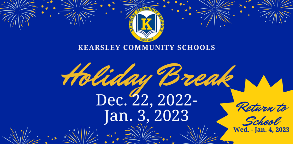 Holiday Break 12/22/22 to 01/03/23