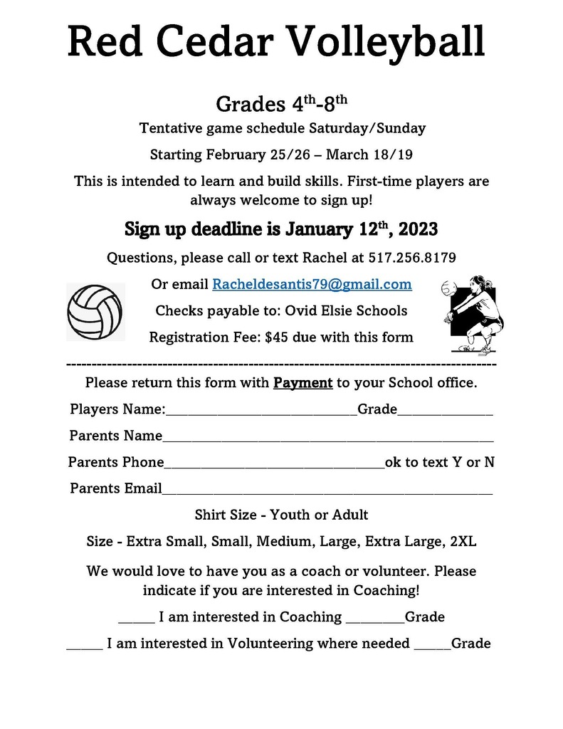 Red Cedar Volleyball