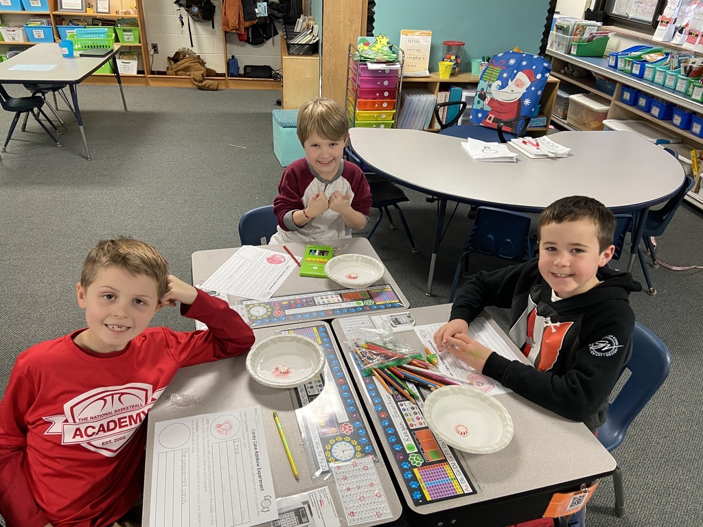 Peppermint experiment Mrs. Jackson's class