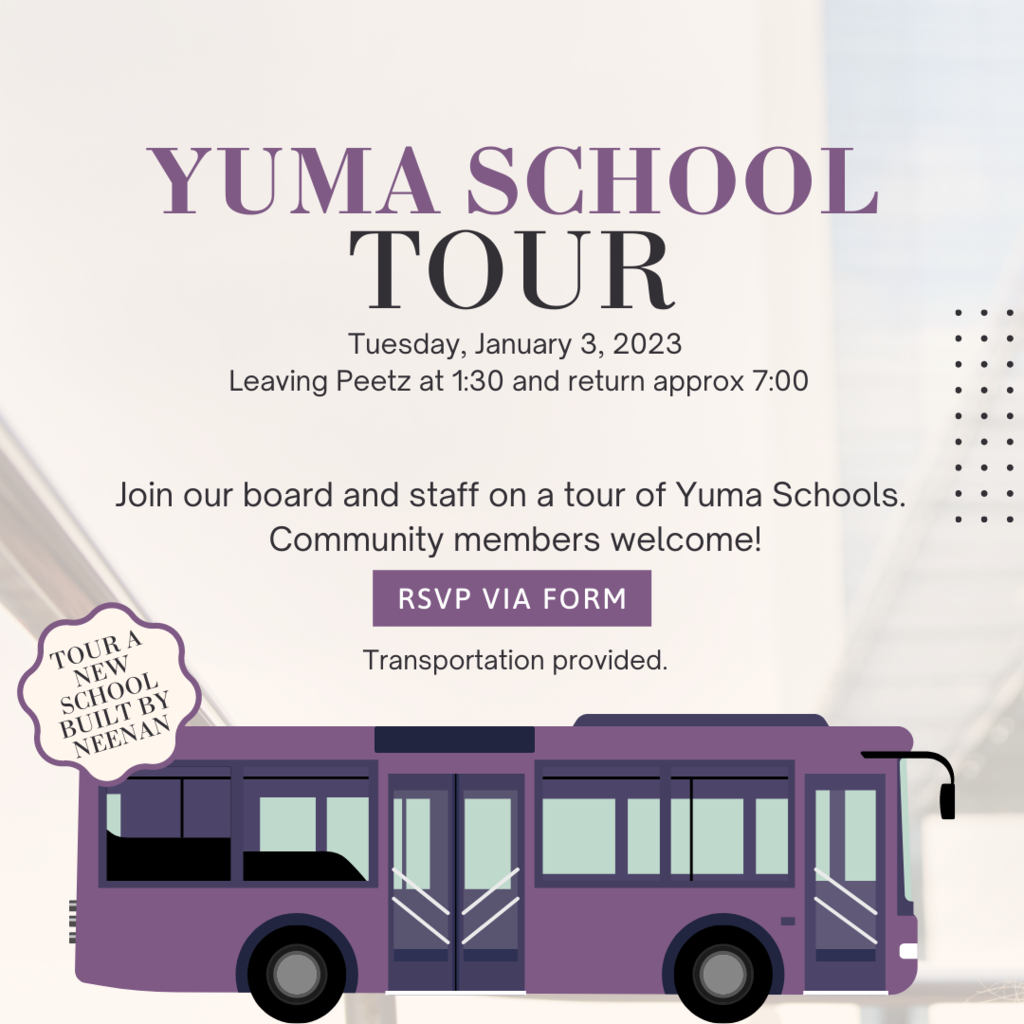 Yuma School Tour graphic