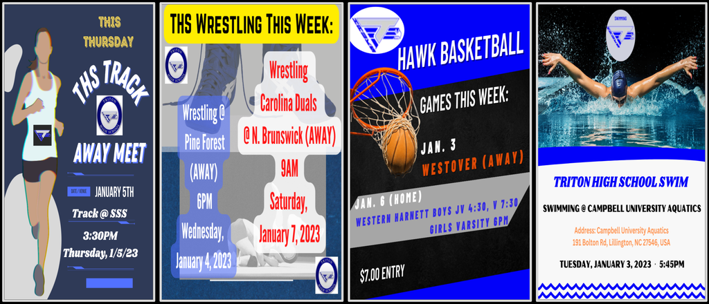 Upcoming Sporting Events at THS