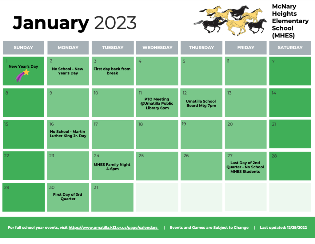 MHES Jan. Calendar