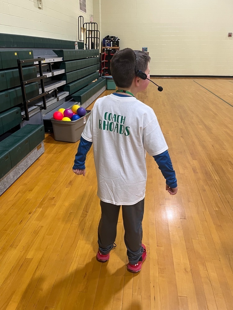 PE “Teacher for a Day” student wearing customized T-shirt (back)