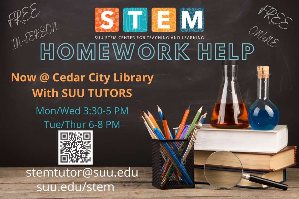 SUU - STEM center homework help