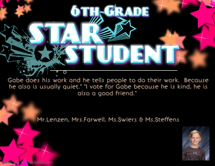 Student of the month