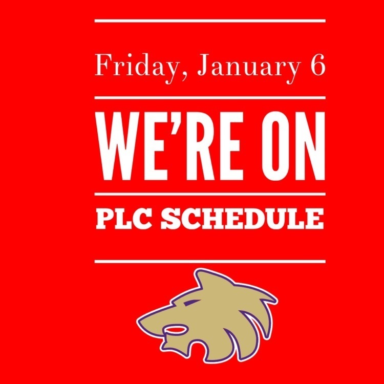 Jan 6 PLC SCHEDULE