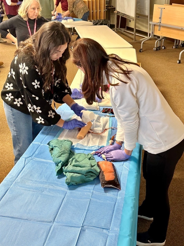 Thank you UC Health for training our nurses, secretaries, health aides, and security officers on Stop the Bleed and use of NARCAN.