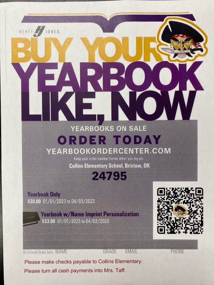 Collins Yearbook order