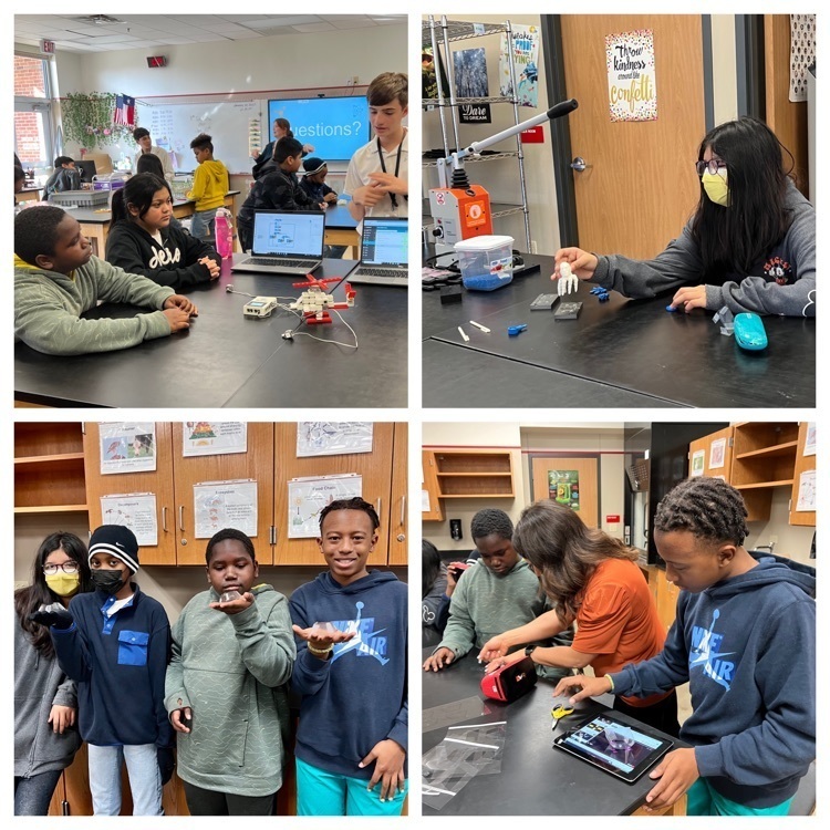 Moore MST 5th Grade Magnet Recruitment. Today these lucky 5th graders worked in the STEM and science labs!
