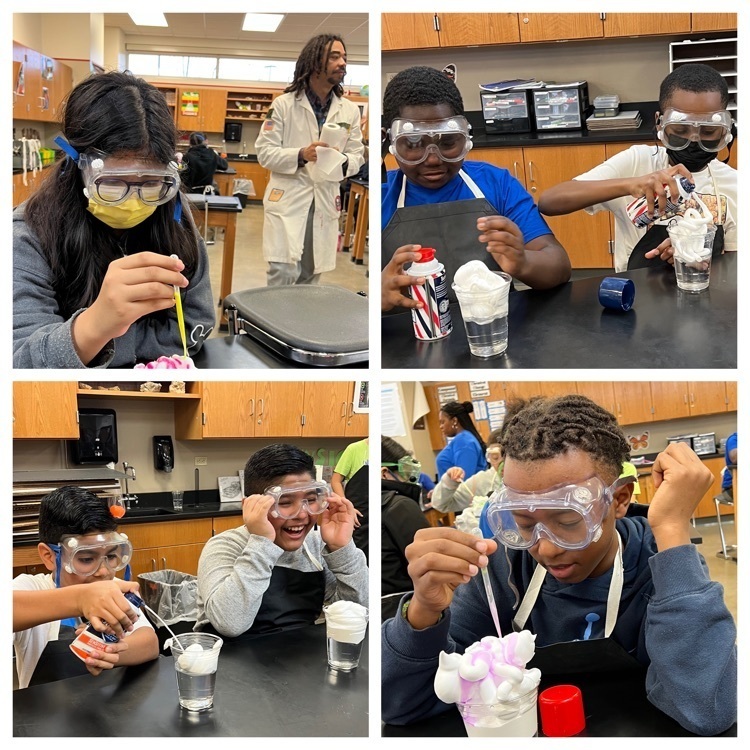 Moore MST 5th Grade Magnet Recruitment. Today these lucky 5th graders worked in the STEM and science labs!