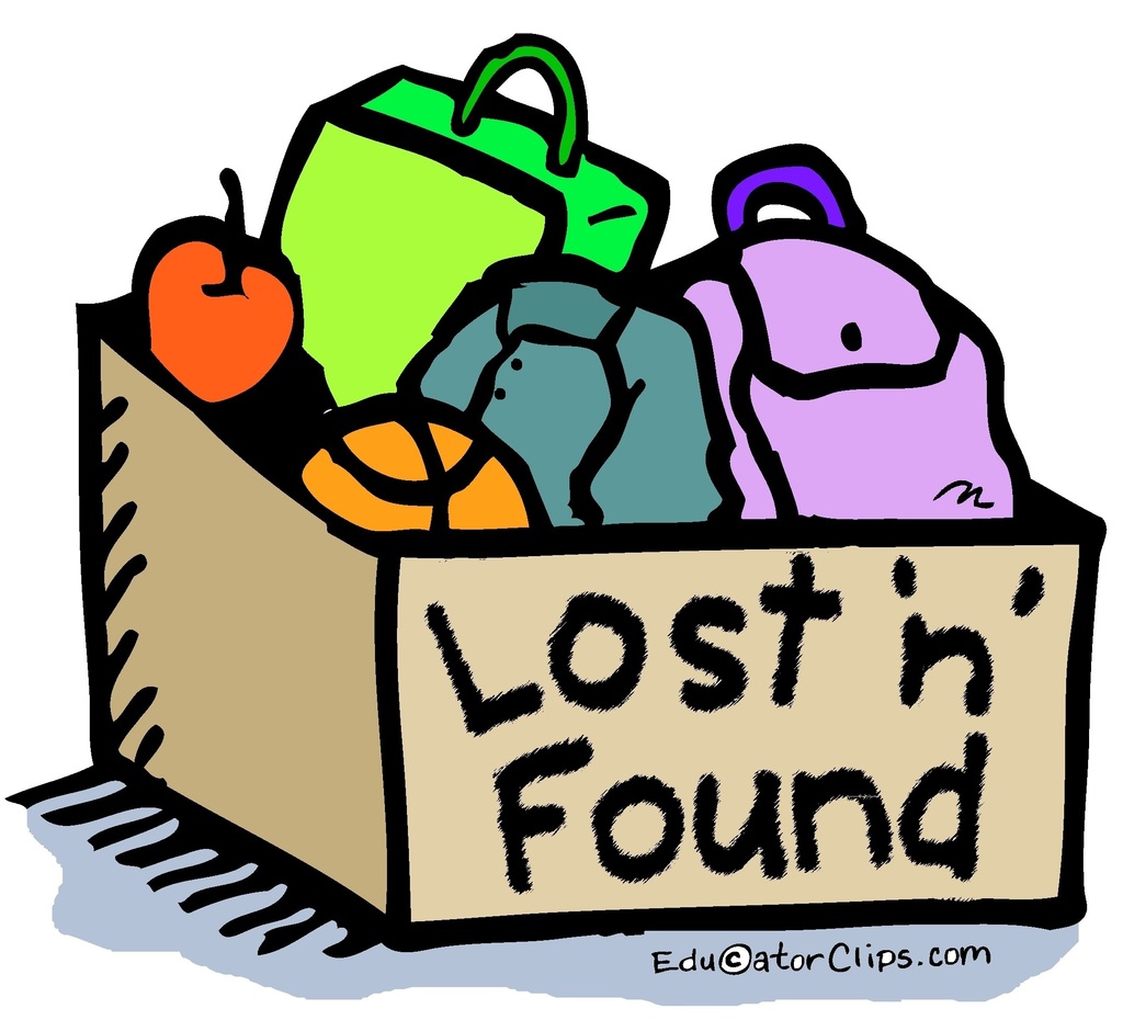 Box of Lost and Found items