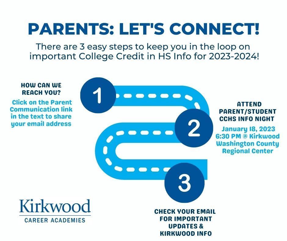 CCHS Parent Communication graphic