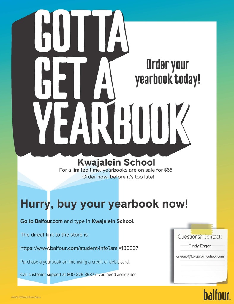 Yearbook Order Form