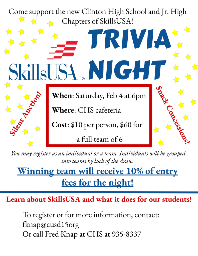 Trivia Night flyer