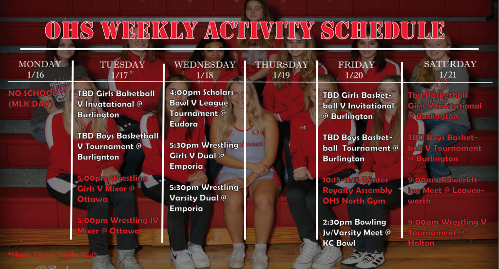 Weekly Activities