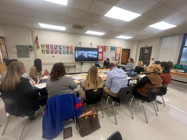 teachers viewing zoom