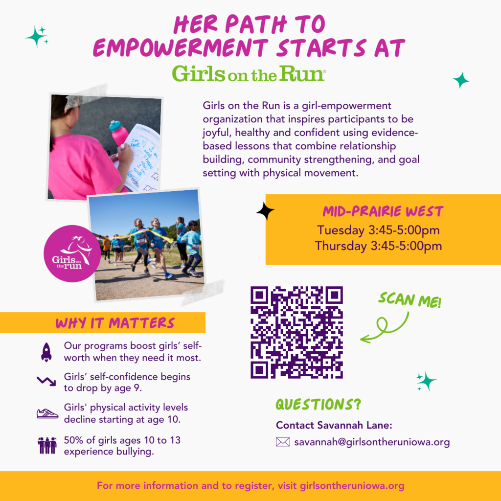 Girls on the Run flyer