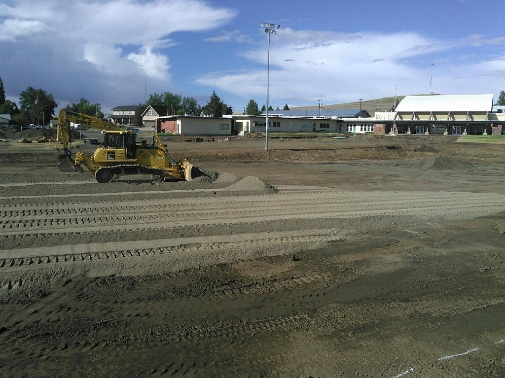 Football Field Parking lot