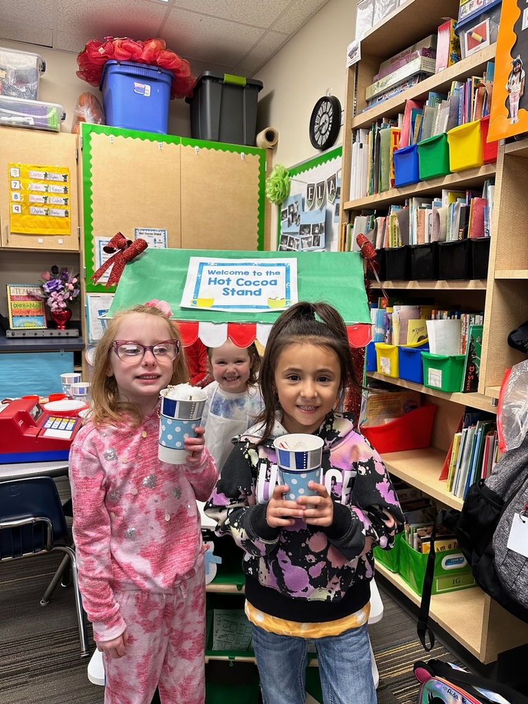 photos of students playing with store mock up