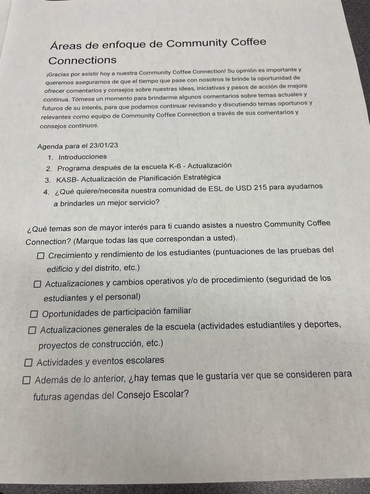 Areas de enfoque CCC