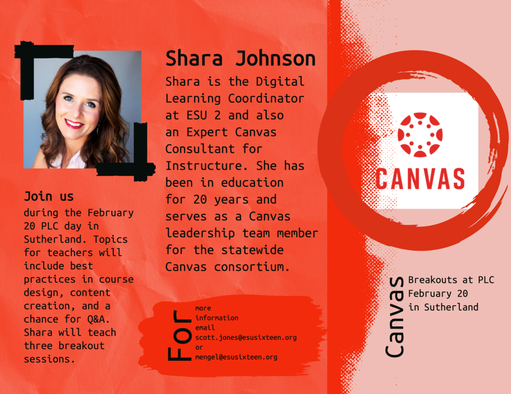 Canvas PLC session flier