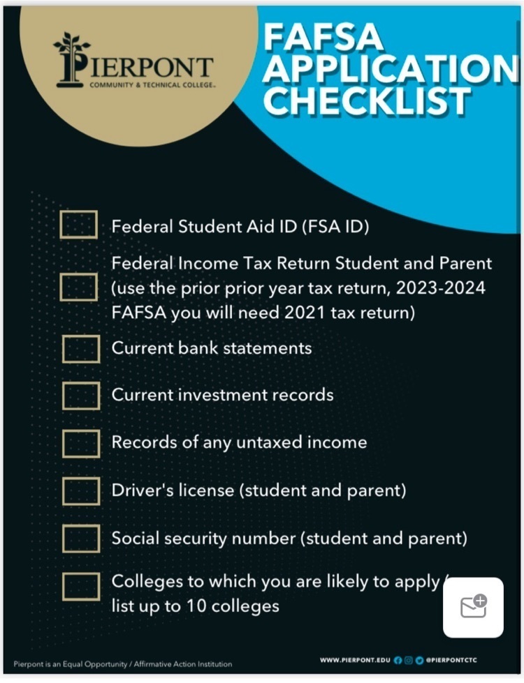 FAFSA Checklist