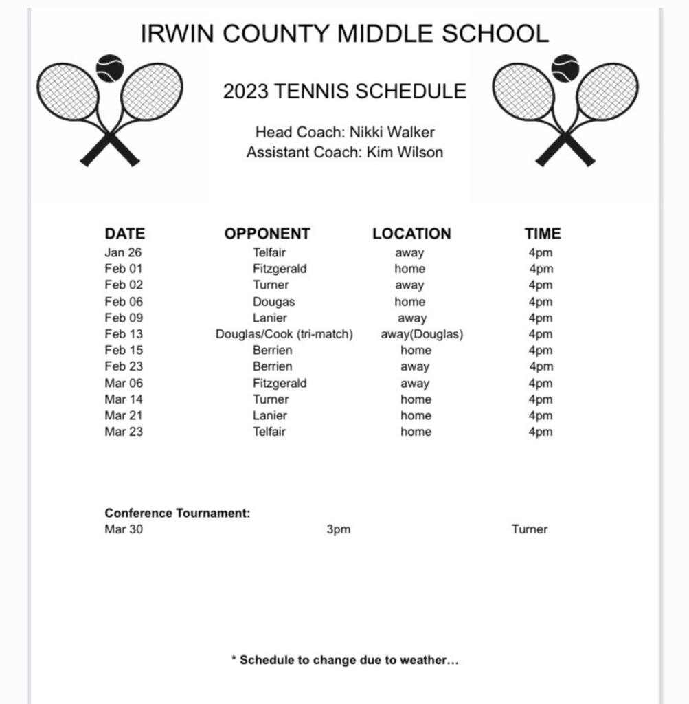 ICMS Tennis 