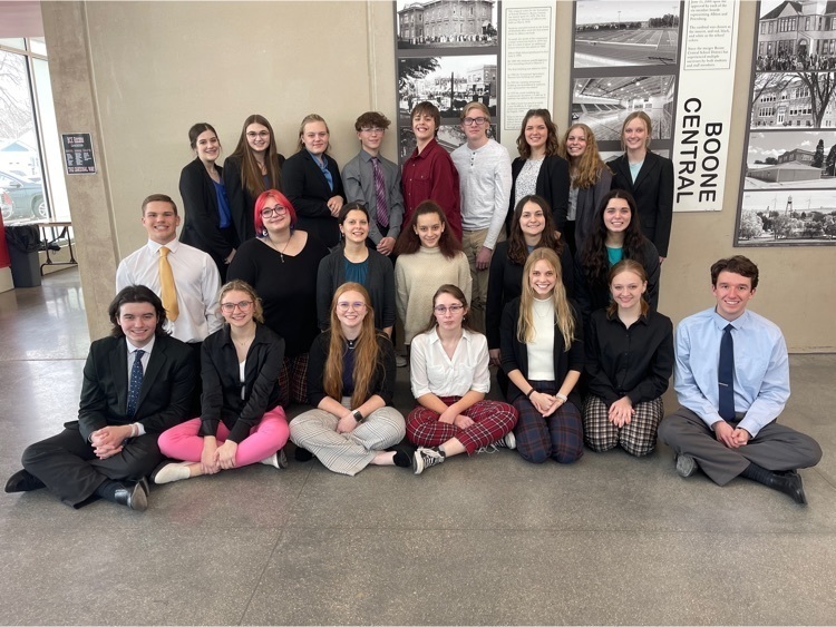 Competitors at Boone Central (not pictured Breanna Borchers)