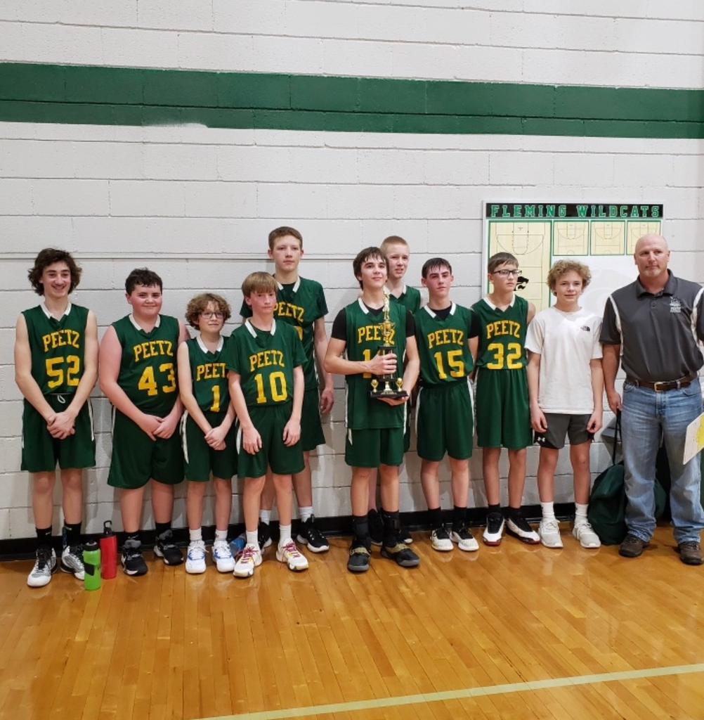 JH A Boys Second Place