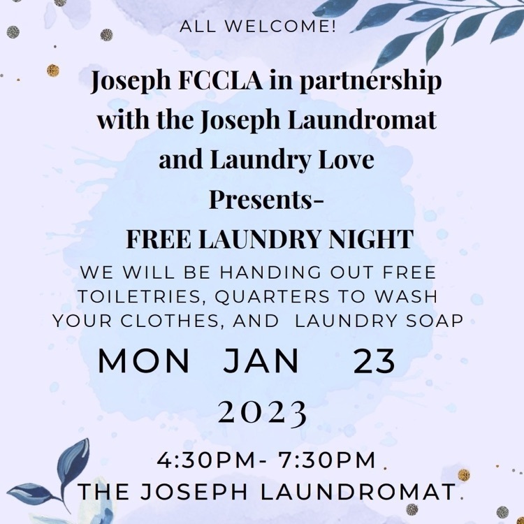 Free Laundry Night