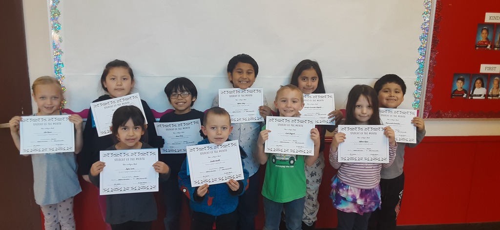 December K-2 Student of the Month