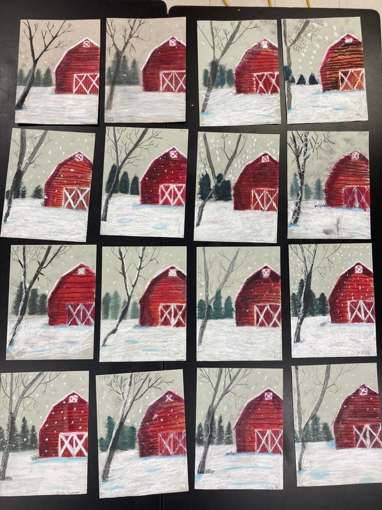 oils pastels 6th grade 