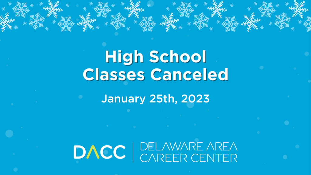 High School Classes Canceled January 25