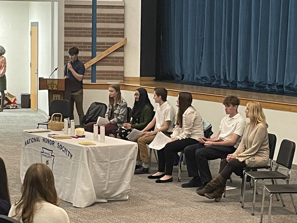 NHS induction ceremony