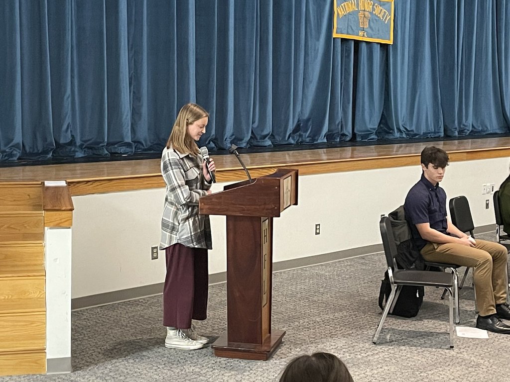 NHS induction ceremony